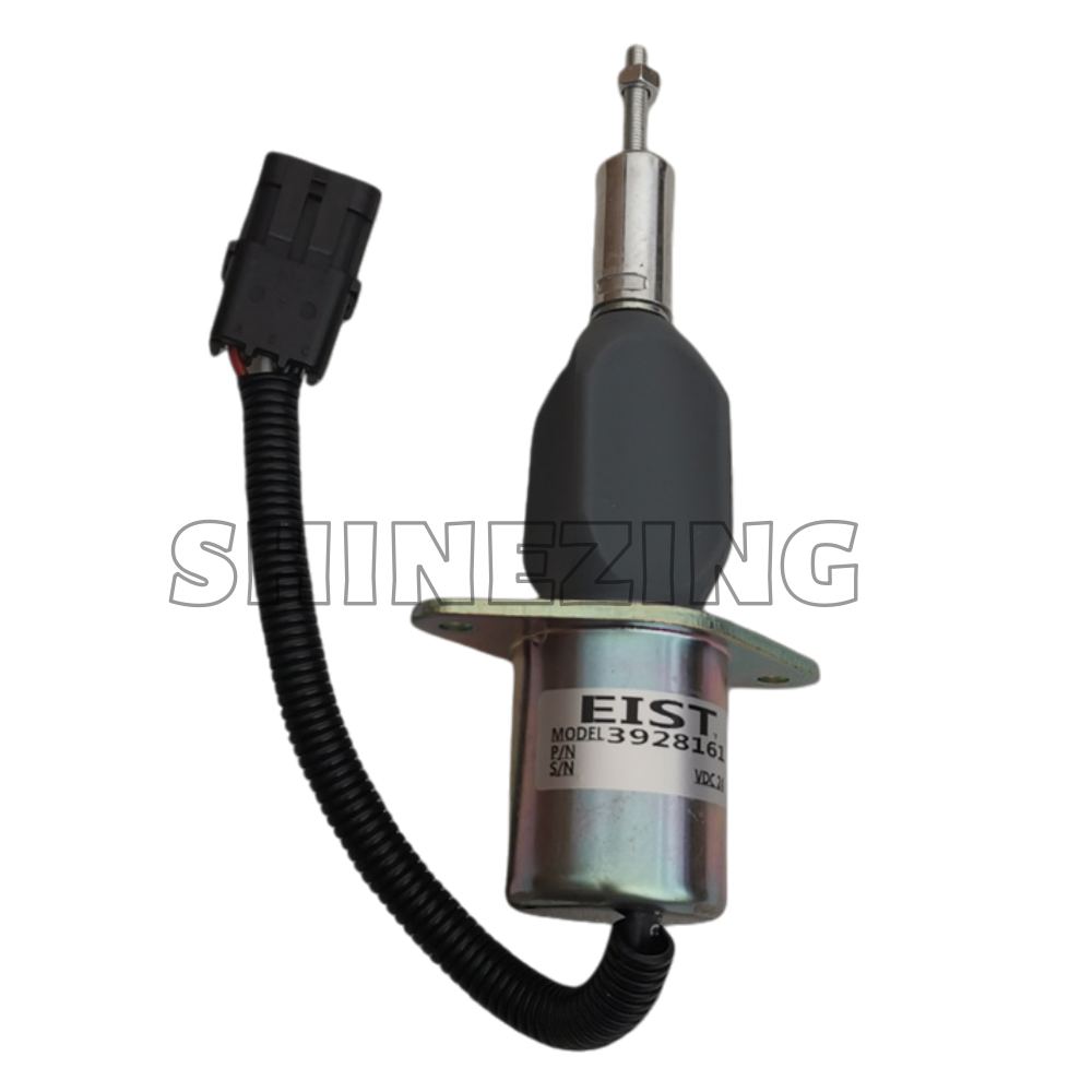 Construction Machinery Part Diesel 6CT Engine Fuel Shutoff Solenoid Valve 3928161