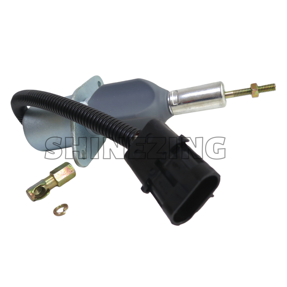 Construction Machinery Part Diesel 6CT Engine Fuel Shutoff Solenoid Valve 3928161 - 图片 2