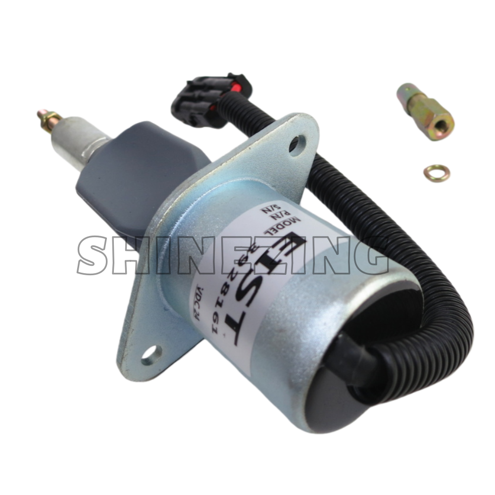 Construction Machinery Part Diesel 6CT Engine Fuel Shutoff Solenoid Valve 3928161 - 图片 3